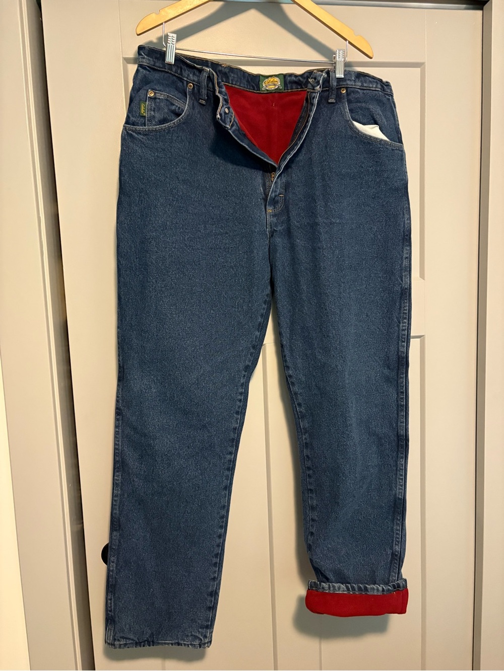 Cabela’s Men’s Fleece-Lined Jeans – 40x34 Worn once.